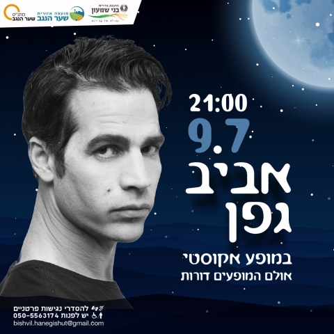 אביב גפן במופע אקוסטי