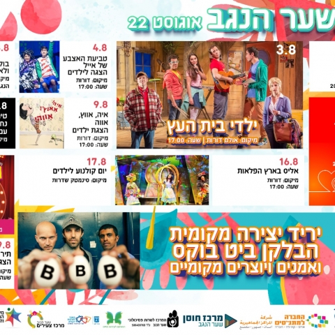 חודש אוגוסט בשער הנגב